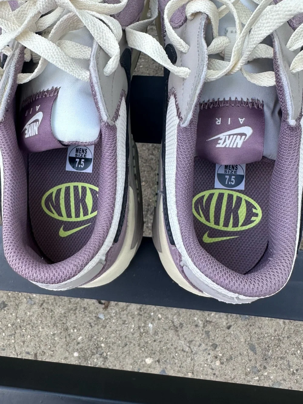 Nike Lavender and Cream Retro Runner Sneakers
